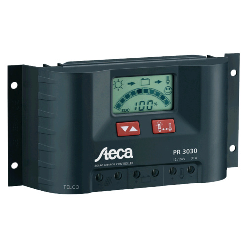 Steca PR 30A Solar Regulator Charge Controller 12/24V with LCD