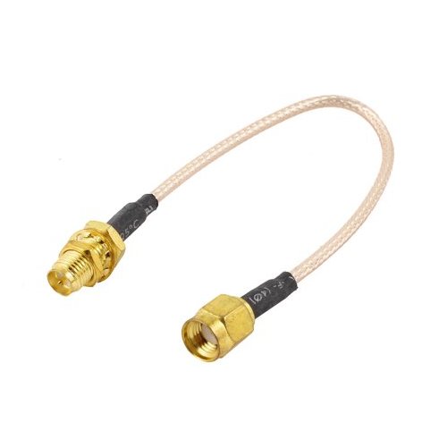 RP-SMA Male to SMA Female Patch Lead - 15cm Cable