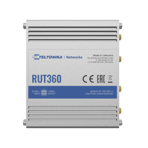 Teltonika RUT360 CAT6 LTE Industrial Router