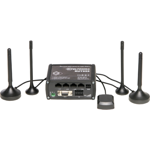 Teltonika RUT955 Industrial CAT4 3G+4G+4GX I/O + GNSS Modem Router