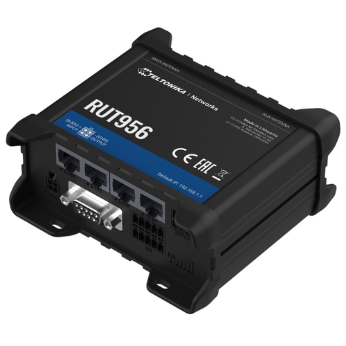 Teltonika RUT956 Industrial CAT4 3G+4G+4GX I/O + GNSS Modem Router