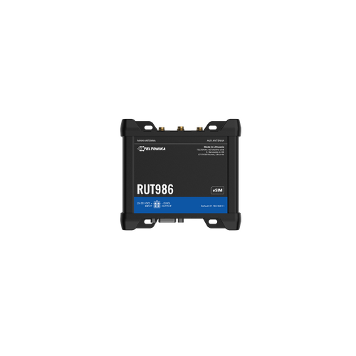 RUT986 - Teltonika Global Industrial Router 4G Cat4 LTE I/O + GNSS Modem Router