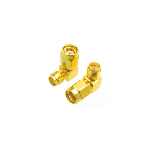 SMA Female to RP-SMA Male Right Angle Adaptor
