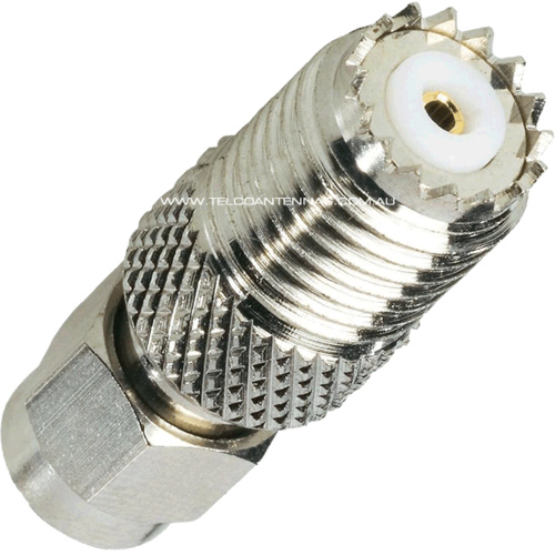 SMA Male to Mini-UHF Female Adaptor