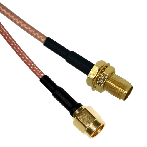 SMA Male to SMA Female Patch Lead - 15cm Cable