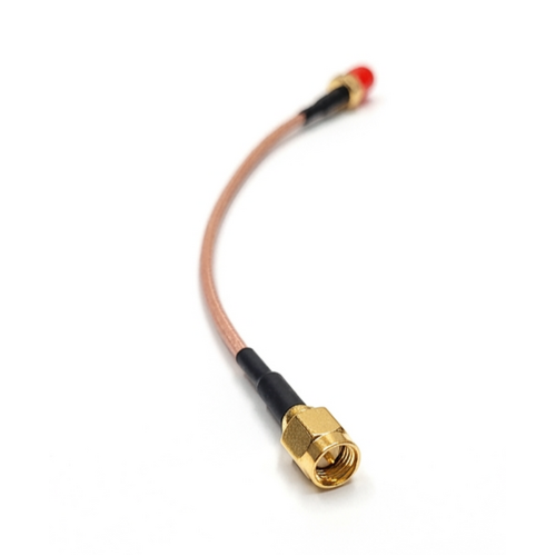 SMA Male to SMA Female (non bulk head) Patch Lead - 15cm Cable