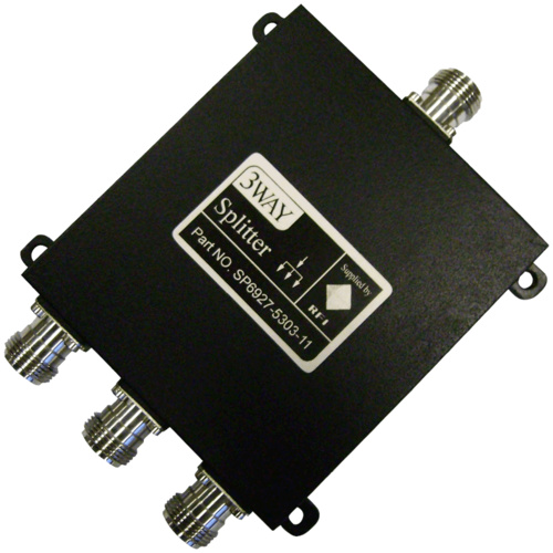 Signal Splitter 3-Way - Weatherproof N Female - 698-2700MHz