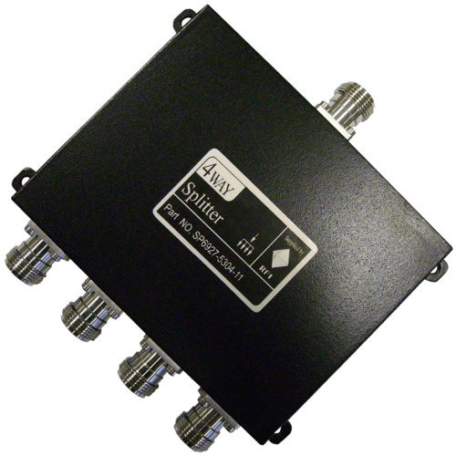 Signal Splitter 4-Way - Weatherproof N Female - 698-2700MHz