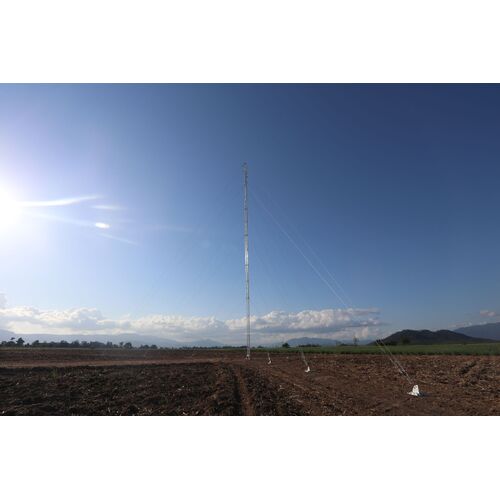 Guyed Steel Telecommunication Tower 17m to 50m