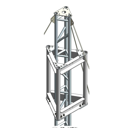210mm 3 Way Stand-off Antenna Mount