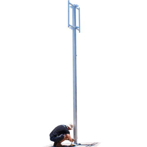 Freestanding Hinged Mast - 10m