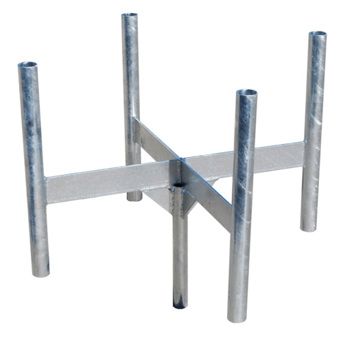 Heavy Duty Galvanised Mast Head - 4 Sector Cluster Mount