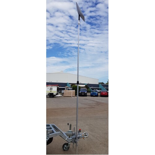 Starlink Draw Bar Mount with Telescopic Aluminium Mast 3.8m