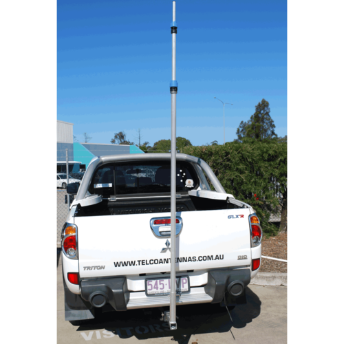 Aluminium Tow Ball replacement with 5.7m Aluminium Telescopic Mast - Quickly Removable