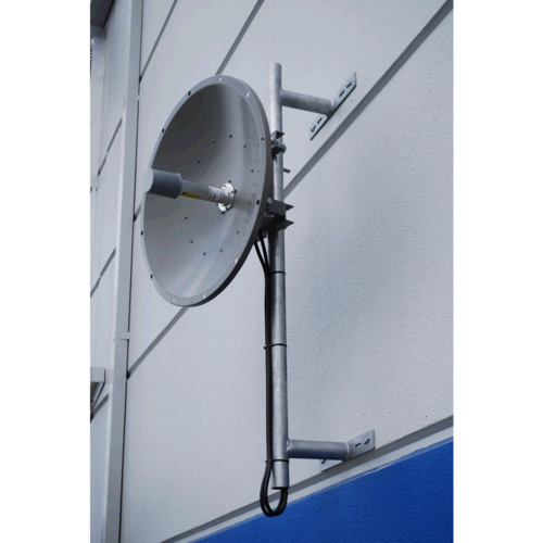 Heavy Duty Galvanised Wall/Building Antenna Side Mounting Post