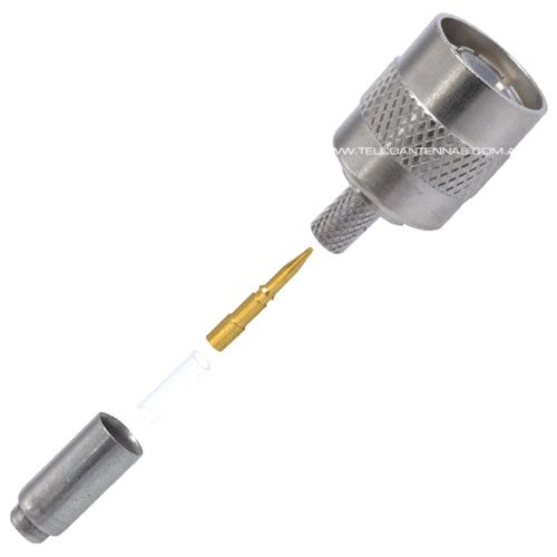 TNC Male Crimp Connector - RG174/RG316/LMR100