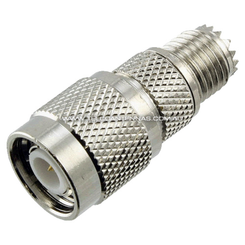 TNC Male to Mini-UHF Female Adaptor