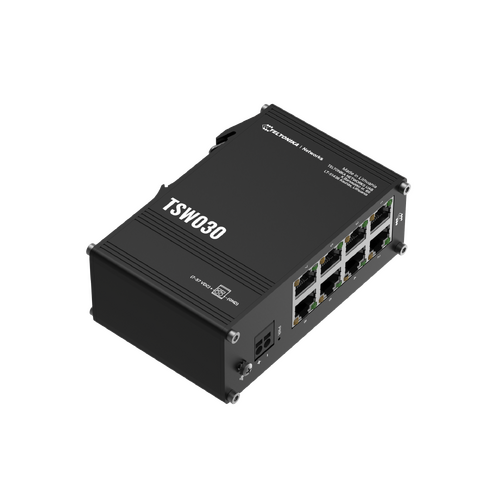 Teltonika TSW030 Industrial Unmanaged 8 Port Ethernet Switch