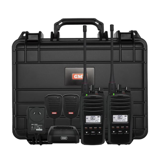 GME TX6600STP 5 Watt UHF CB Handheld Radio - Twin Pack