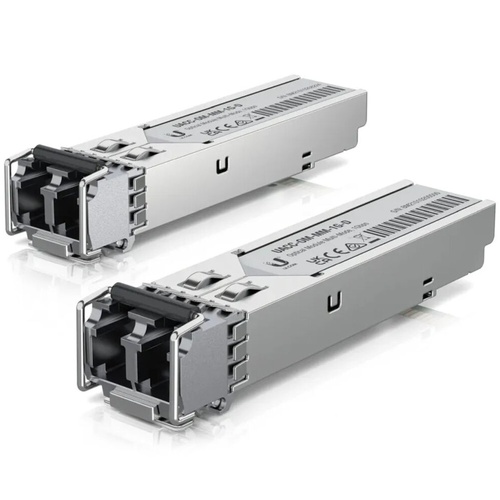 Ubiquiti Unifi Multi-Mode, Duplex, Fiber Transceiver Module, 1G (2-Pack)
