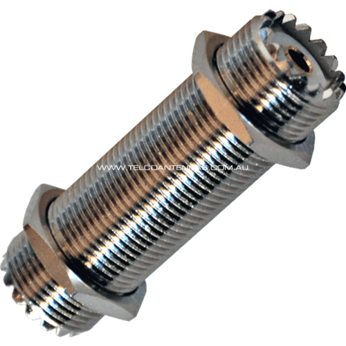 UHF Female to UHF Female Bulkhead Adaptor
