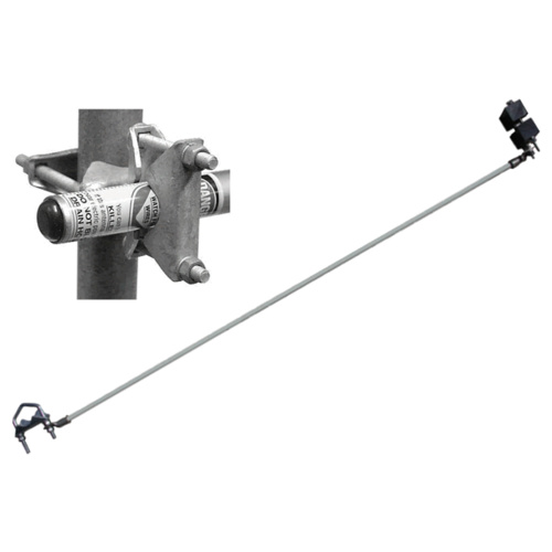 Universal Right Angle Clamp & Anti-Vibration Kit - Cylindrical Boom